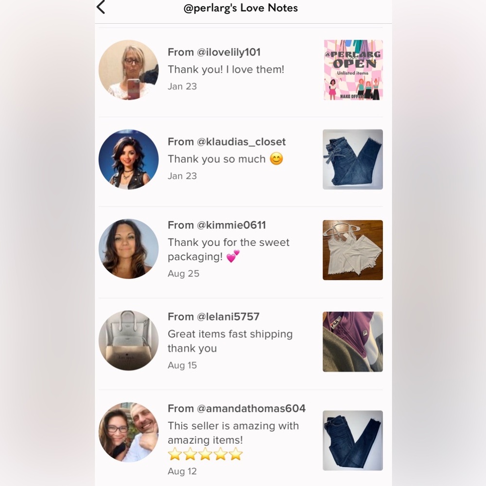 Meet your Posher,  ❤️Perla   Like this listing to get notified when I go lIVE ❤️ - Picture 5 of 11